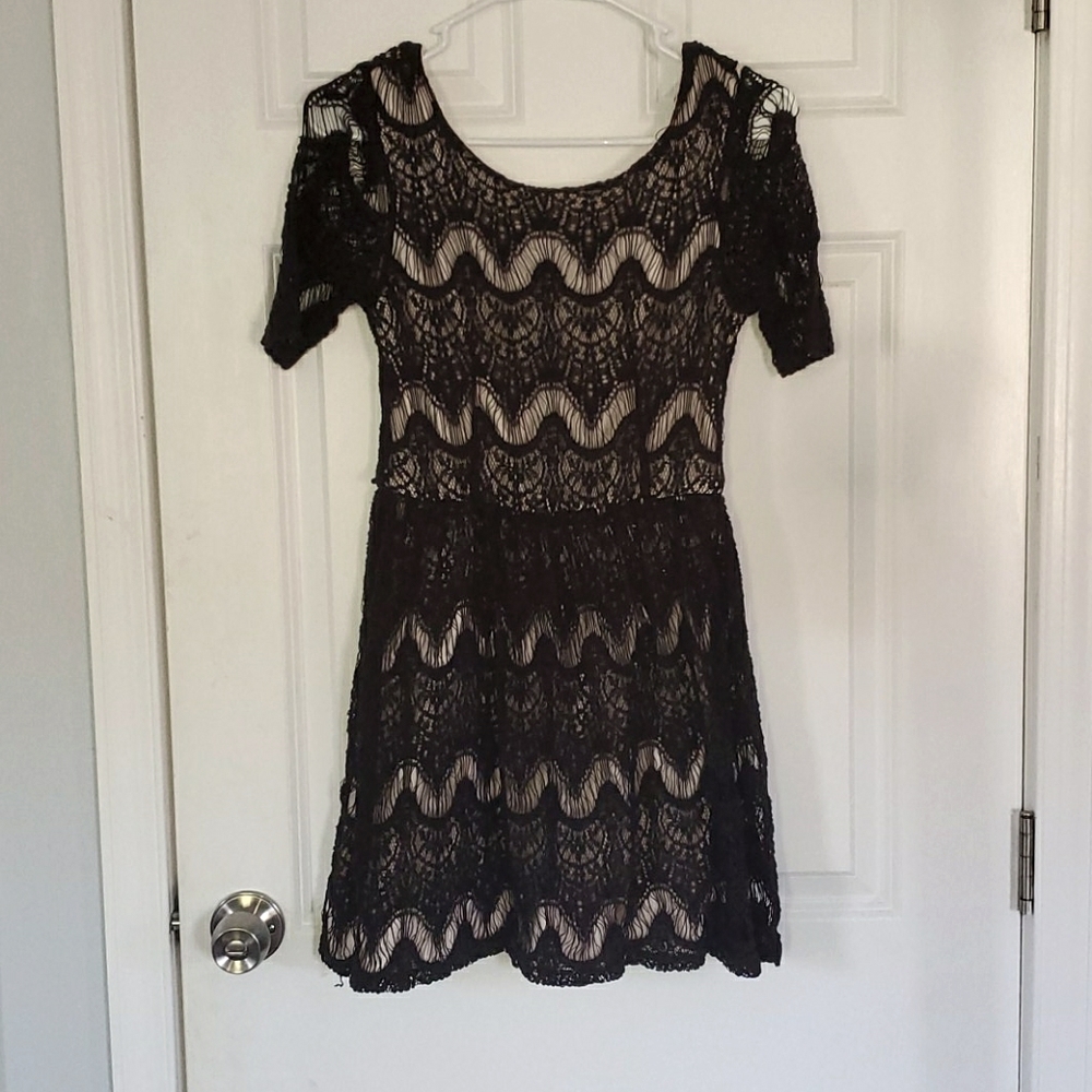 Black Woven Dress